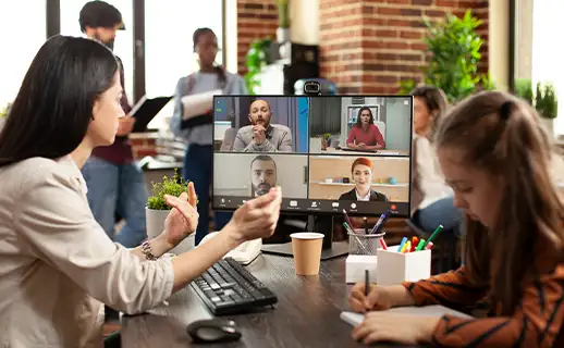 Sesión de coaching por videollamada